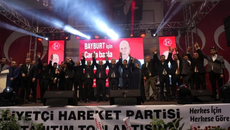 MHP Bayburt İl Başkanlığı Aday Tanıtım Toplantısı Gerçekleştirildi