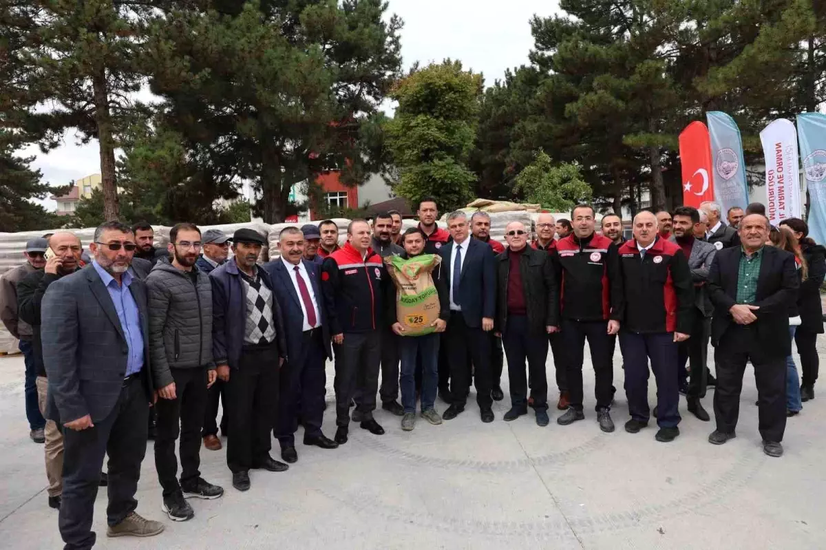 Kayseri’de 1000 Çiftçiye 250 Ton Buğday Tohumu Desteği