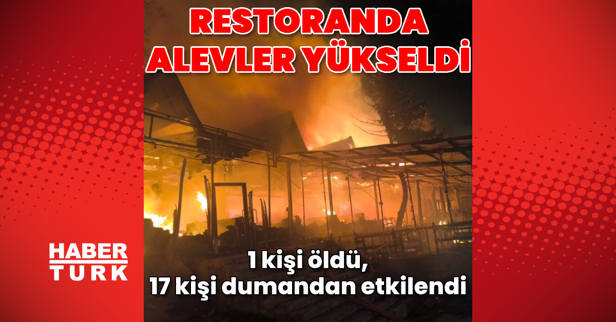 Afyonkarahisar’da restoranda yangın çıktı