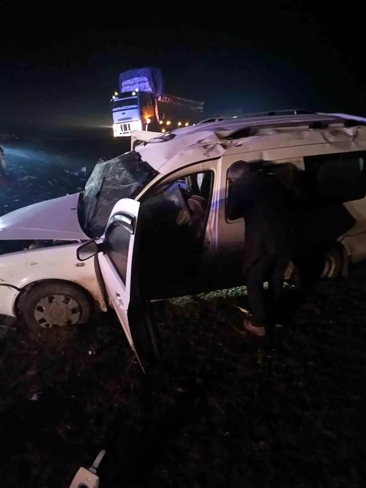 Muş’ta yoğun sis kazaya neden oldu